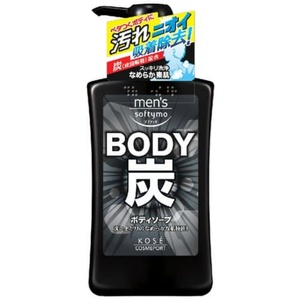 メンズソフティモボディソープ炭550ML × 12点