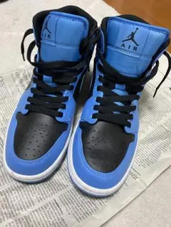 NIKE AJ1 ブルー✖️ブラック　26