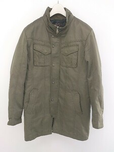 ◇ ◎ MICHEL KLEIN ミッシェル クラン 2WAY ダウン 長袖 ジャケット サイズ46 カーキ レディース P