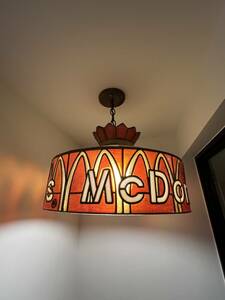 1970年代ヴィンテージ　マクドナルド　MCDNALDS レストラン　照明　ランプ　プレイランド　店舗什器　