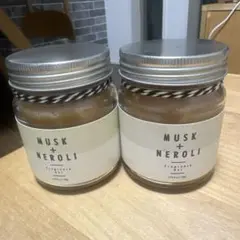 【匿名配送】more room Musk + Neroli アロマキャンドル2個