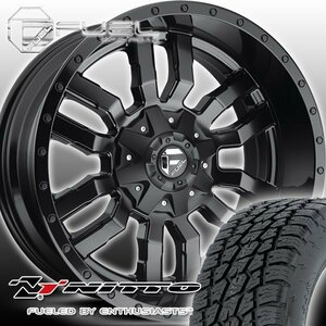 FUEL D596 Sledge サーフ プラド タコマ ハマーH3 FJクルーザー 20インチタイヤホイールセット NITTO TERRA GRAPPLER 265/50R20 275/55R20