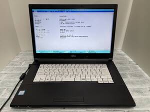 【ジャンク】富士通 LIFEBOOK A577/R ■Intel Core i3-7100U @ 2.40GHz■メモリ4GB+HDD500GB+DVD■15.6型HD ノートパソコン ◎1642