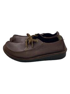 Clarks◆ローファー/UK8.5/ブラウン/レザー/トレックヴェルト