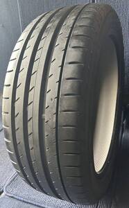 ☆送料無料☆【2023年製造】【溝8.5分山】YOKOHAMA ADVAN Sport V105 1本 225/45R19 パンク修理痕あり ASP2154