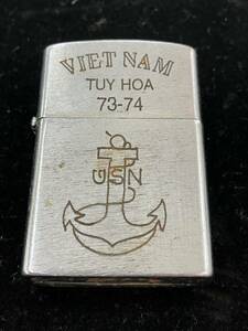 1円〜ZIPPO ジッポー Zippo ジッポ ベトナム VIETNAM 喫煙具 オイルライター TUY HOA 73-74 ヴィンテージ レトロ レア ライター 遺品整理