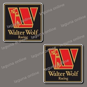 ☆即納☆　walter wolf racing　ステッカー　デカール　並行輸入