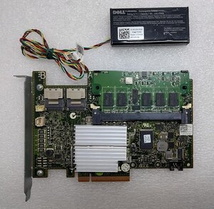 ●DELL純正 WBバッテリ+キャッシュ内蔵 RAIDカード PERC H700 6Gb/s SAS RAID Controller [512MBキャッシュ/ PCI-Express x8 / 0XXFVX]