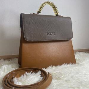 極美品 LOEWE ロエベ ベラスケス 2way ショルダーバッグ ハンドバッグ ヴィンテージ