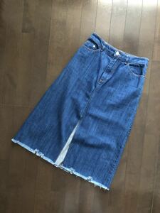 美品！H＆M DIVIDED エイチアンドエム★デニムスカート★EUR34（Sくらい）