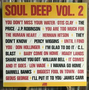 Soul Deep Vol.2 LP James Carr Darrell Banks Otis Clay 