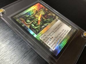 ◆即決◆ ニコル・ボーラス/Nicol Bolas Foil 時のらせん(TSP) 準美品 観賞用ケース付◆ MTG マジックザギャザリング ◆状態ランク【A-】◆