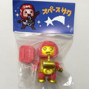 新品 SPACE SAC スペースサク ゴールデンマックスさっくん 近江屋限定 ソフビ フィギュア otacream ゲッチャリロボ HAKURO おひげのポン 2