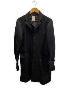 BLACK COMME des GARCONS◆コート/L/ポリエステル/BLK/1D-J011