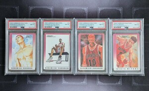 希少品 PSA8 4枚 SLAMDUNK スラムダンク SP1 初期 カードダス 桜木花道 カードダスマスターズ アマダ 1998年 MINT 流川楓 宮城リョータ 