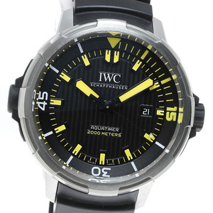 IWC IWC SCHAFFHAUSEN IW358001 アクアタイマー オートマティック2000 デイト 自動巻き メンズ 美品 _817218