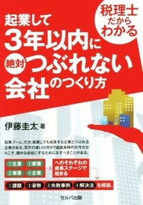 税理士だからわかる起業して３年以内に絶対つぶれない会社のつくり方／伊藤圭太(著者)