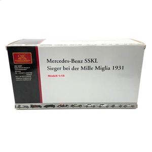 未使用 CMC 1/18 Mercedes Benz メルセデスベンツ SSKL ミッレミリア 1931 m-055