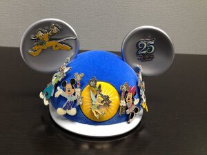 ◇ディズニー TDR 25周年 ファンダフルディズニー ピンバッジセット ミッキー ミニー ティンカーベルほか 4X104 【60】