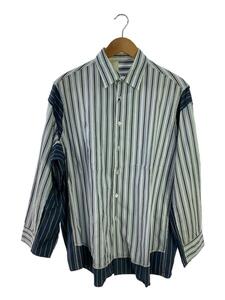 N.HOOLYWOOD◆L/S SHIRT/再構築/長袖シャツ/36/コットン/ブルー/ストライプ/1202-SH06-015/