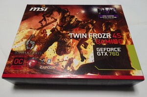 【msi】GeForce GTX760 TWIN FROZA 4S GAMING BIOH HAZARDパッケージ　グラフィックボード　ジャンク品