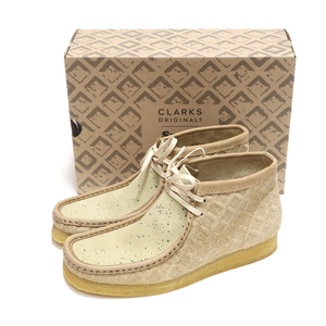 CLARKS ORIGINALS SWEET CHICK WALLABEE BOOT NATURAL/GREEN UK8 26cm クラークス オリジナルズ ワラビー ナチュラル NAS ナズ