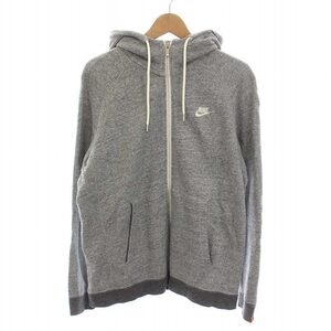 ナイキ NIKE レガシー ジップフーディー パーカー LEGACY HOODIE FZ FT スウェット ジップアップ 長袖 L グレー /YM ■GY12 メンズ