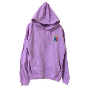 Just Hoods(S)胸ワッペンパーカー＊カンガルーポケット＊パープル