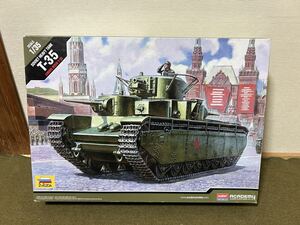 【1/35】ACADEMY/アカデミー/ZVEZDA/ズベズダ ソ連軍 T-35 未使用品 プラモデル