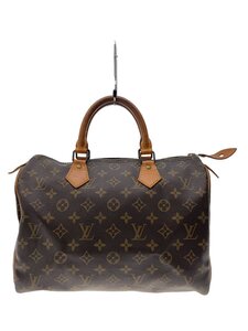 LOUIS VUITTON◆1)スピーディ30_モノグラム・キャンバス_BRW/PVC/BRW