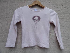 PETIT BATEAU プチバトー　長袖Ｔシャツ　６ans/１１４cm　マリネット