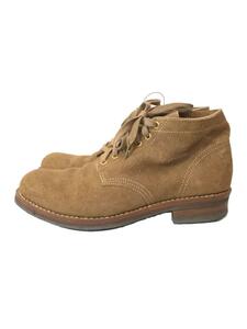 visvim◆BRIGADIER BOOTS MID-FOLK/ブーツ/US9/BRW/スウェード/0117202002007//