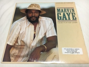 プロモ MARVIN GAYE SANCTIFIED LADY 12inch マーヴィン ゲイ PROMO 刻印 