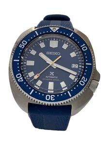 SEIKO◆セイコー/自動巻腕時計/アナログ/ステンレス/ブルー/シルバー/SS/6R35-01G0