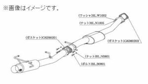 自動車関連業者直送限定 柿本 マフラー HYPER FULLMEGA N1+ Rev. NISSAN 日産 スカイライン GT-R BCNR33 RB26DETT (N31307)