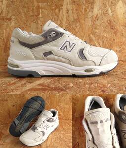 27.5cm USA製 M1700DEB ニューバランス オールレザー New Balance US9.5 アメリカ製 M991 M992 M1400 M1300 復刻モデル UK ヌバックレザー