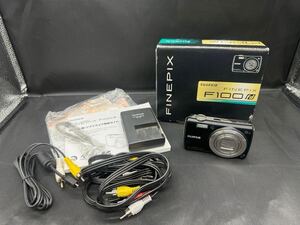 S☆ FUJIFILM フジフィルム FINEPIX F100fd バッテリー チャージャー付き コンパクトデジタルカメラ デジカメ ブラック 通電確認済