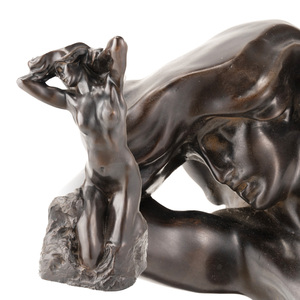 S-268 A.Rodin／オーギュスト・ロダン「ブロンズ裸婦像 」44cm／9.7kg