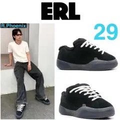 【ERL】 VANPS SUEDE SKATE SNEAKER / BLACK