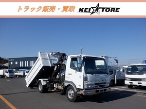 H15 三菱 ファイター コンテナ専用車　ヒアブ　HIAB　マルチリフト HL-5JS　排気ガス燃焼装置なし KK-FK71HE　B-11　アームロール