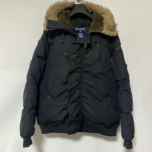 希少 90 年代 POLO SPORT ダウン N-2 ジャケット XXL RIRI ジップ ポロ スポーツ ビンテージ vintage ラルフローレン Ralph Lauren jacket