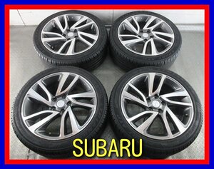 ■中古タイヤホイール■　SUBARU レガシィB4 純正 18インチ 7.5J +55 5H 114.3 TRIANGLE SPORT ATP 225/45R18 95V 夏 S 送料無料 K52