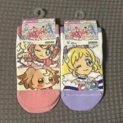 新品タグ付★わんだふるぷりきゅあ　キュアワンダフル・フレンディ　クルー丈靴下2足