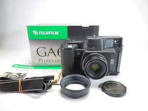 FUJIFILM GA645 i Professional フジフイルム 中判 フィルムカメラ カウント026 シリアル一致元箱付き 良品