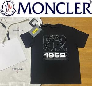 新品未使用★国内正規モンクレール MONCLER GENIUS 1952 ビッグロゴ Tシャツ♪肩ワッペン 定価55000円