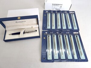 WATERMAN ウォーターマン エキスパート デラックス ダークブルー ボールペン 替え芯12個 未使用自宅保管品[03-5184