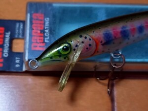 ラパラ F9 フローティング rapala RT レインボートラウト フィンランド オールド