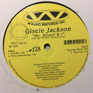 米12 Gisele Jackson Me, Myself & I W1241 Waako Records /00250