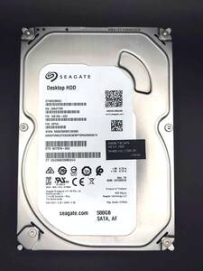 【中古動作品】Seagate 3.5インチHDD SATA(Serial ATA) 500GB ST500DM002-1SB10A 使用時間 15998時間