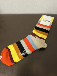 新品 Happy Socks ボーダー ソックス / ハッピーソックス 靴下